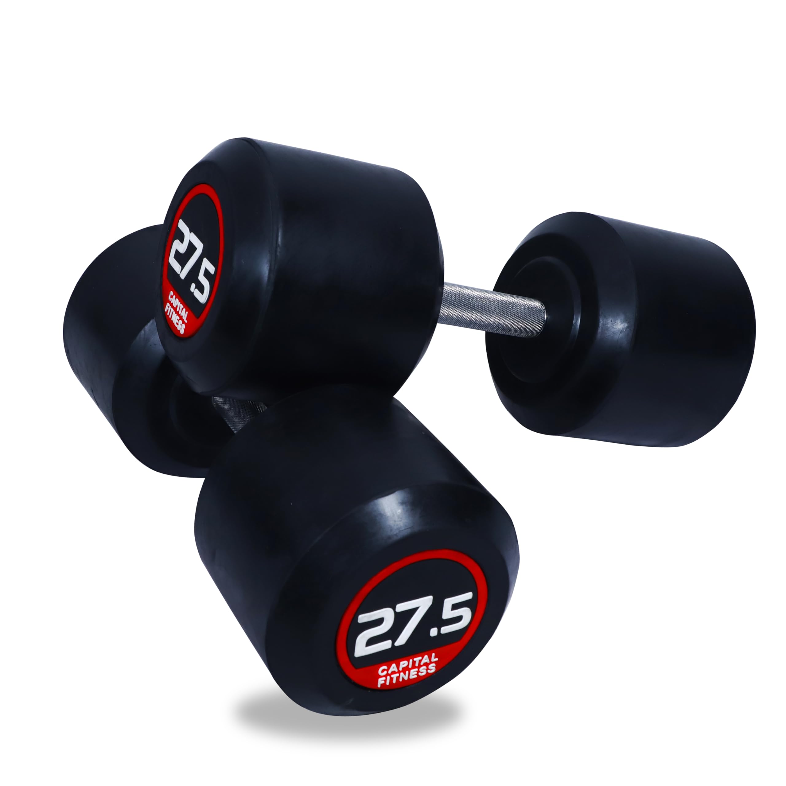Round PU Rubber Dumbbells