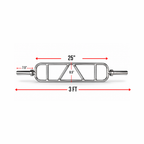 3 Feet Box Bar Heavy Duty