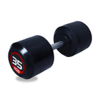 Round PU Rubber Dumbbells