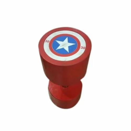 Captain America Rubber Dumbbells