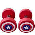 Captain America Rubber Dumbbell