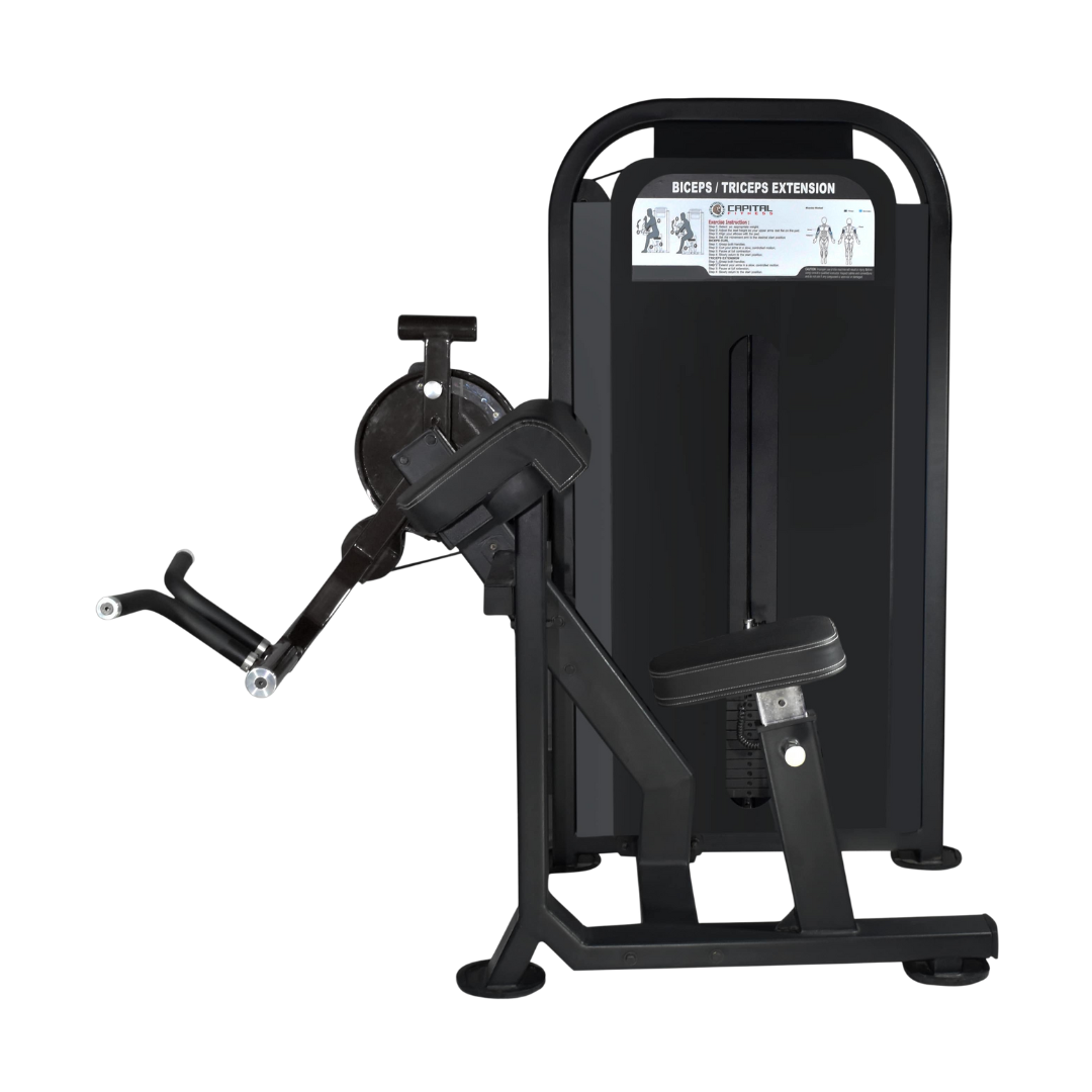Bicep Curl And Tricep Extension Dual Station