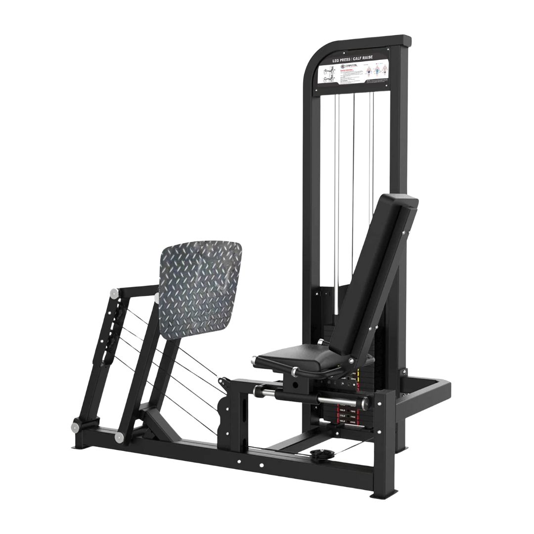 Leg Press With Seated Calf Dual Station