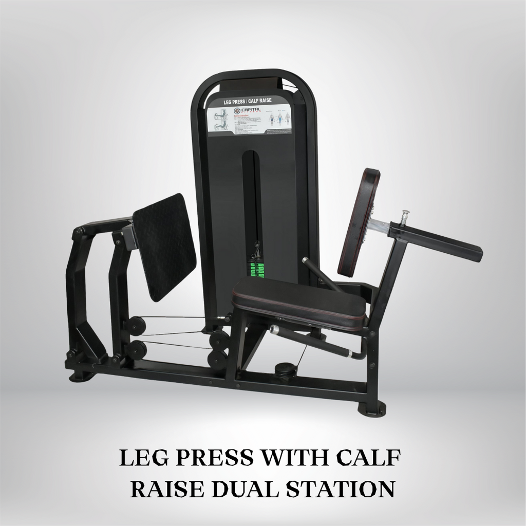 Leg Press With Calf Raise Dual Station