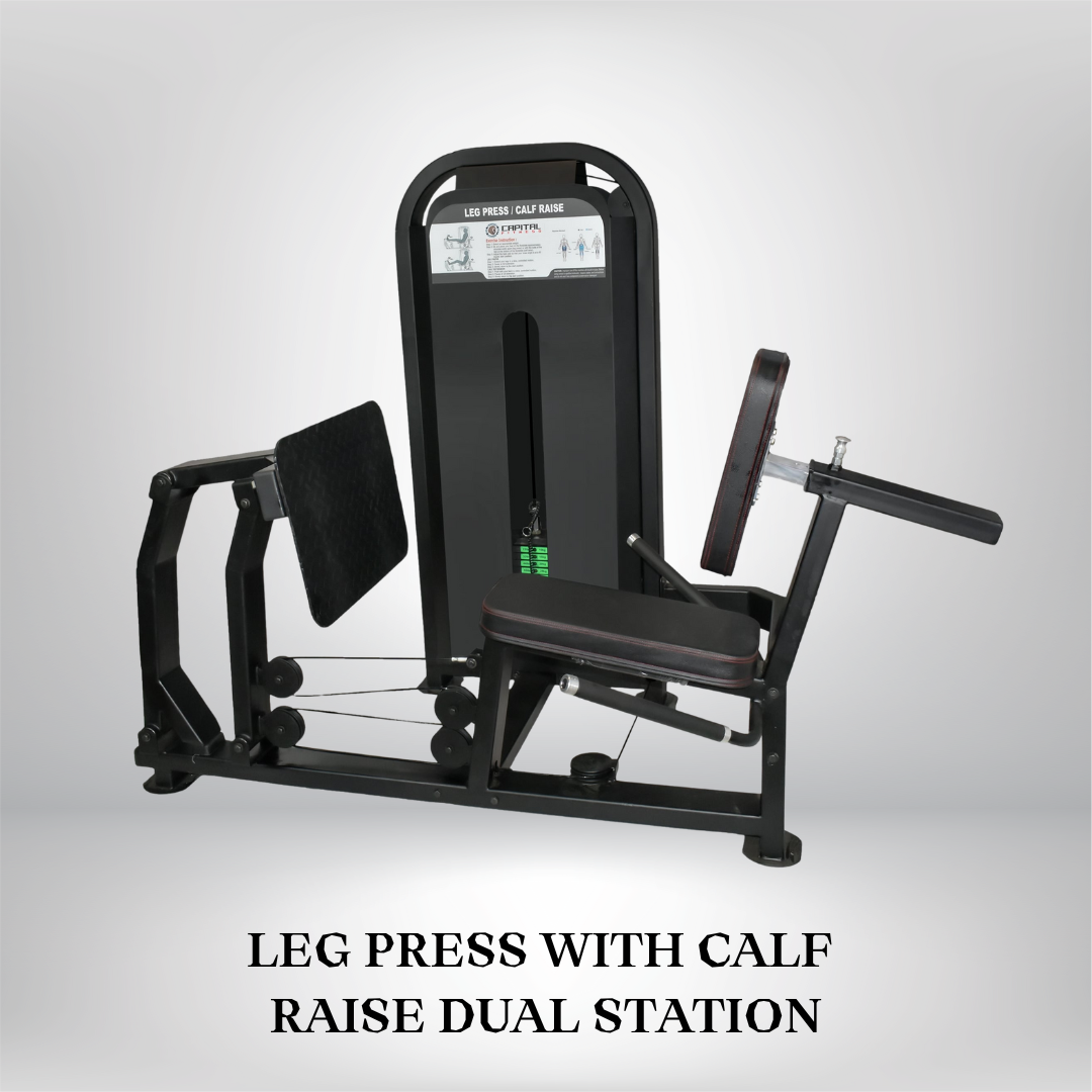 Leg Press With Calf Raise Dual Station