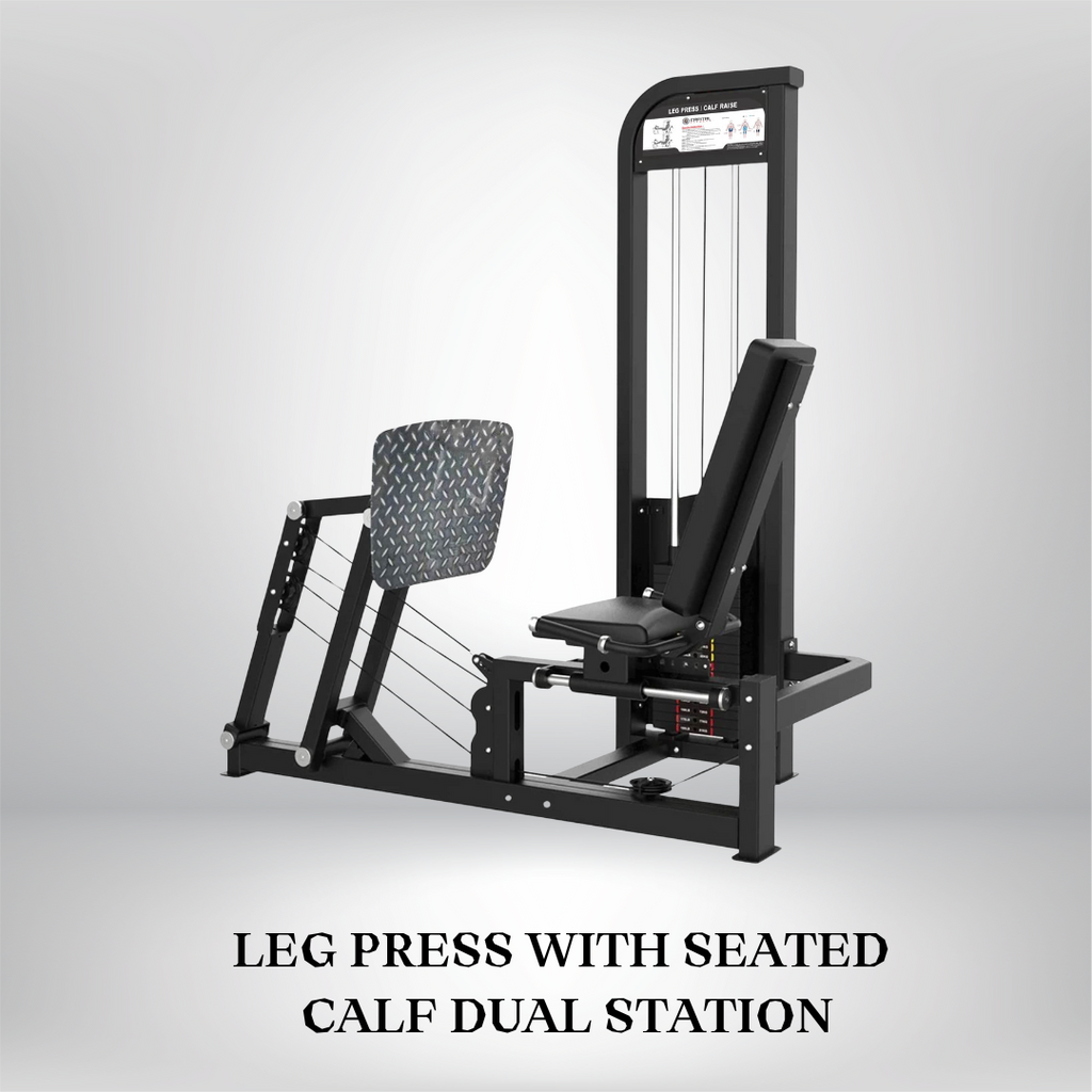 Leg Press With Seated Calf Dual Station