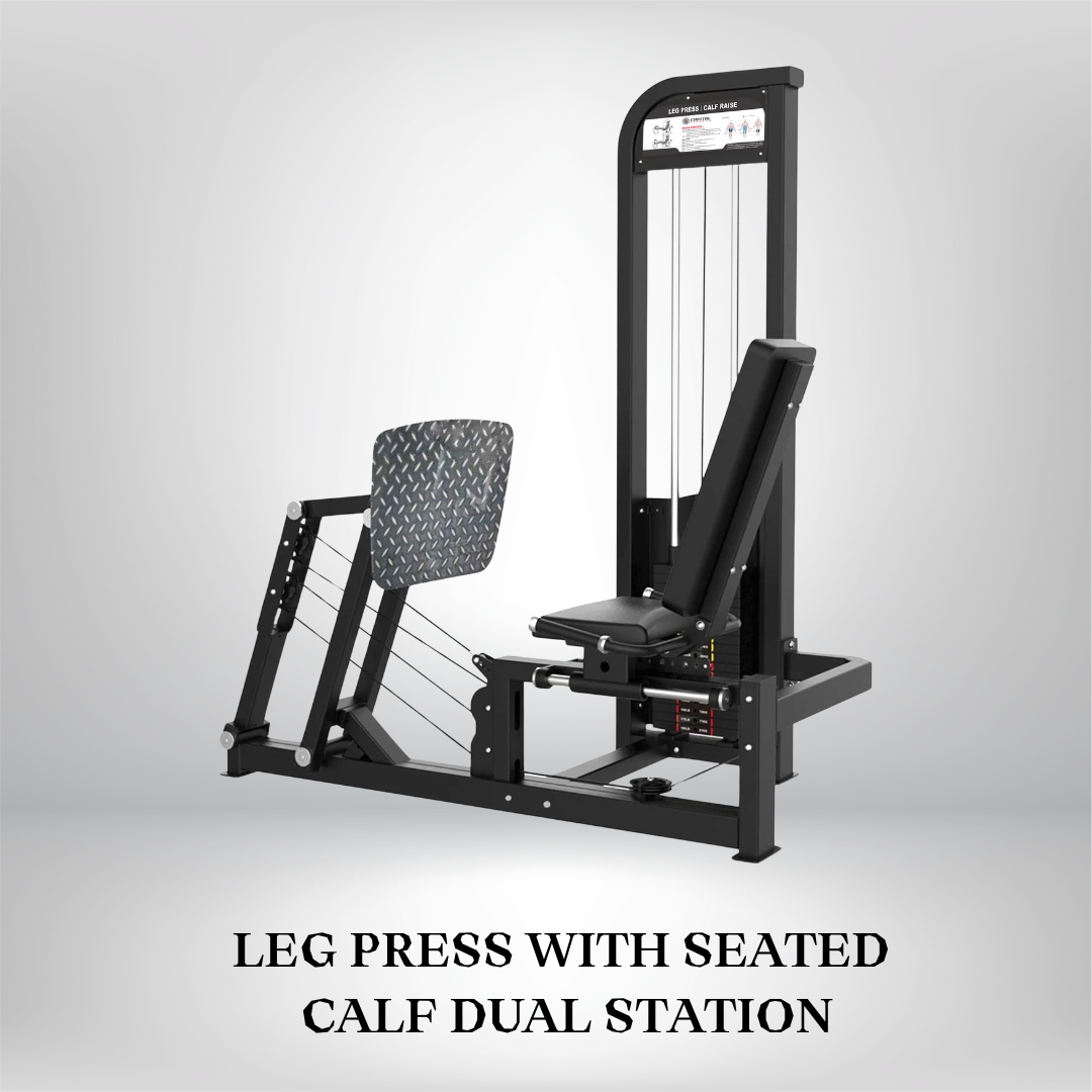 Leg Press With Seated Calf Dual Station