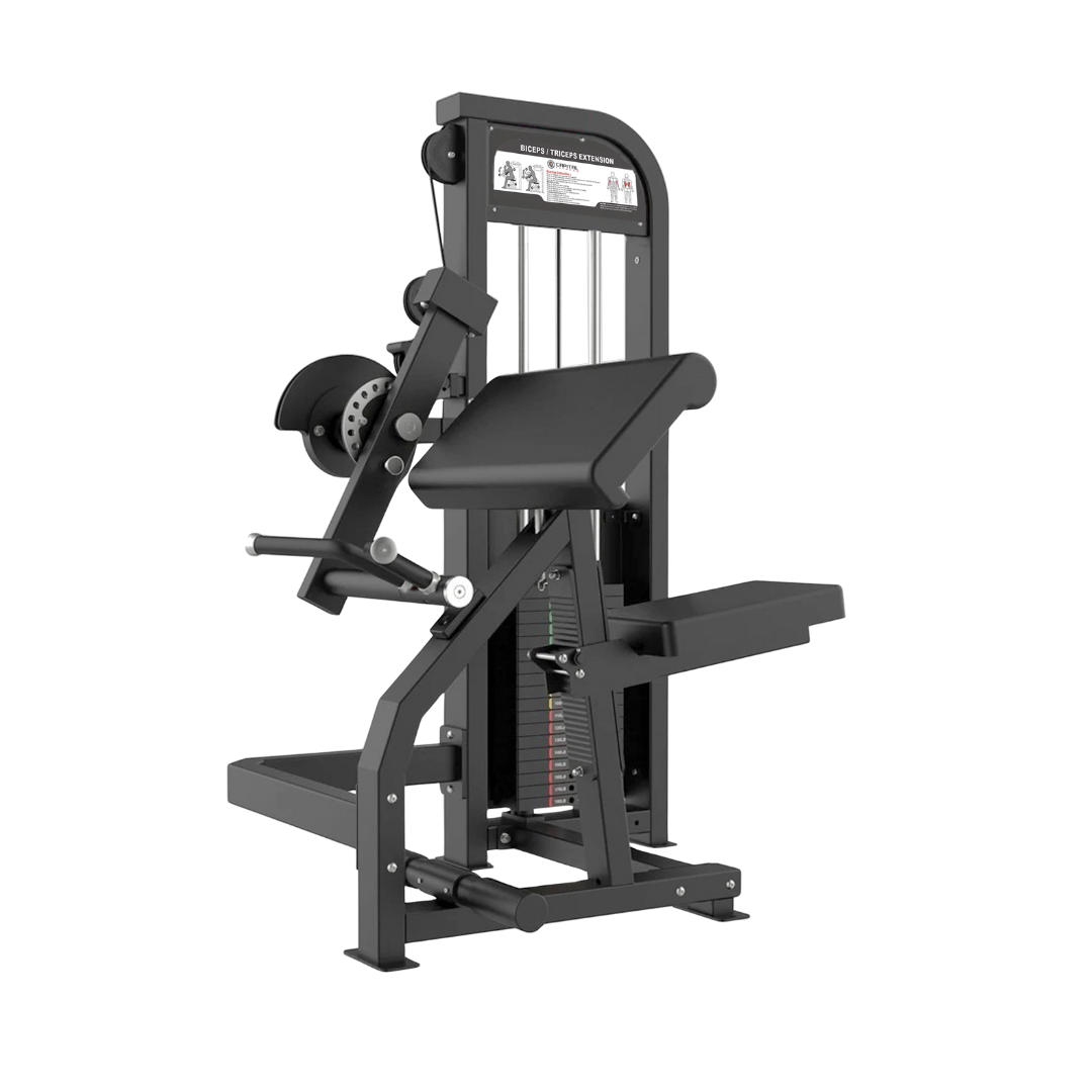 Bicep Curl And Tricep Extension Dual Station