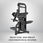 Bicep Curl And Tricep Extension Dual Station