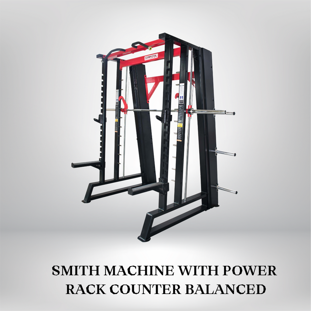 Smith Machine With Power Rack Counter Balanced