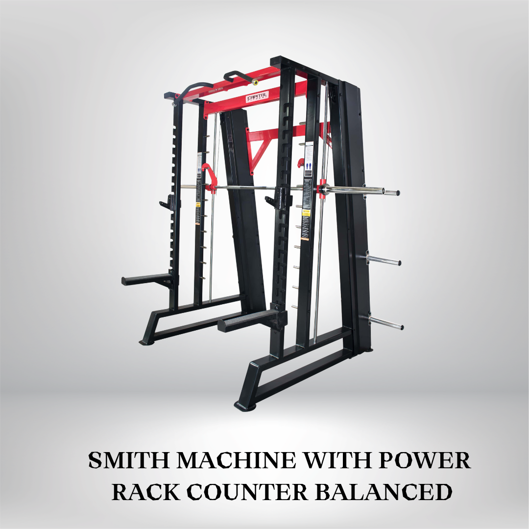 Smith Machine With Power Rack Counter Balanced