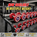Captain America Rubber Dumbbell