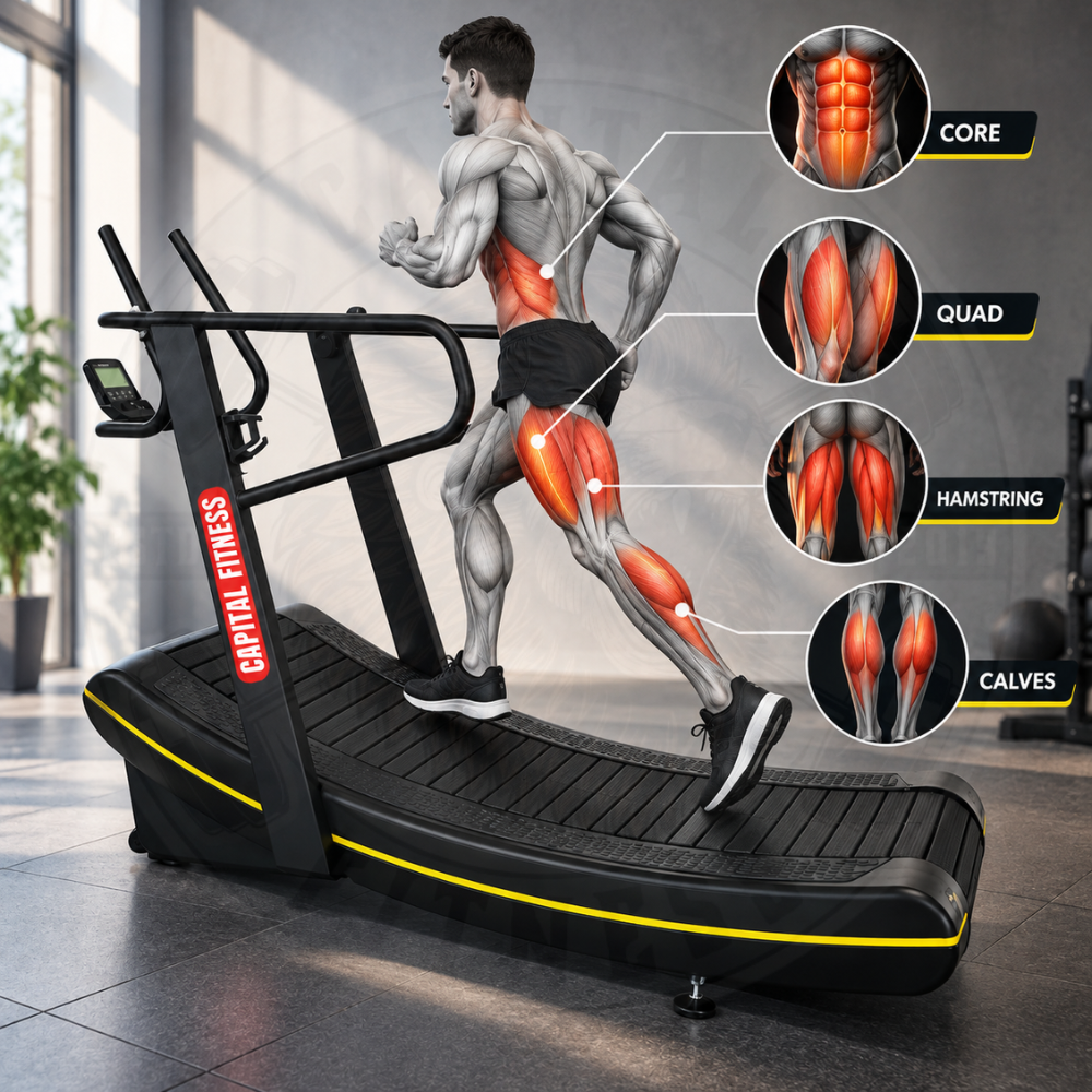 Commercial Curve Treadmill ECT-400B