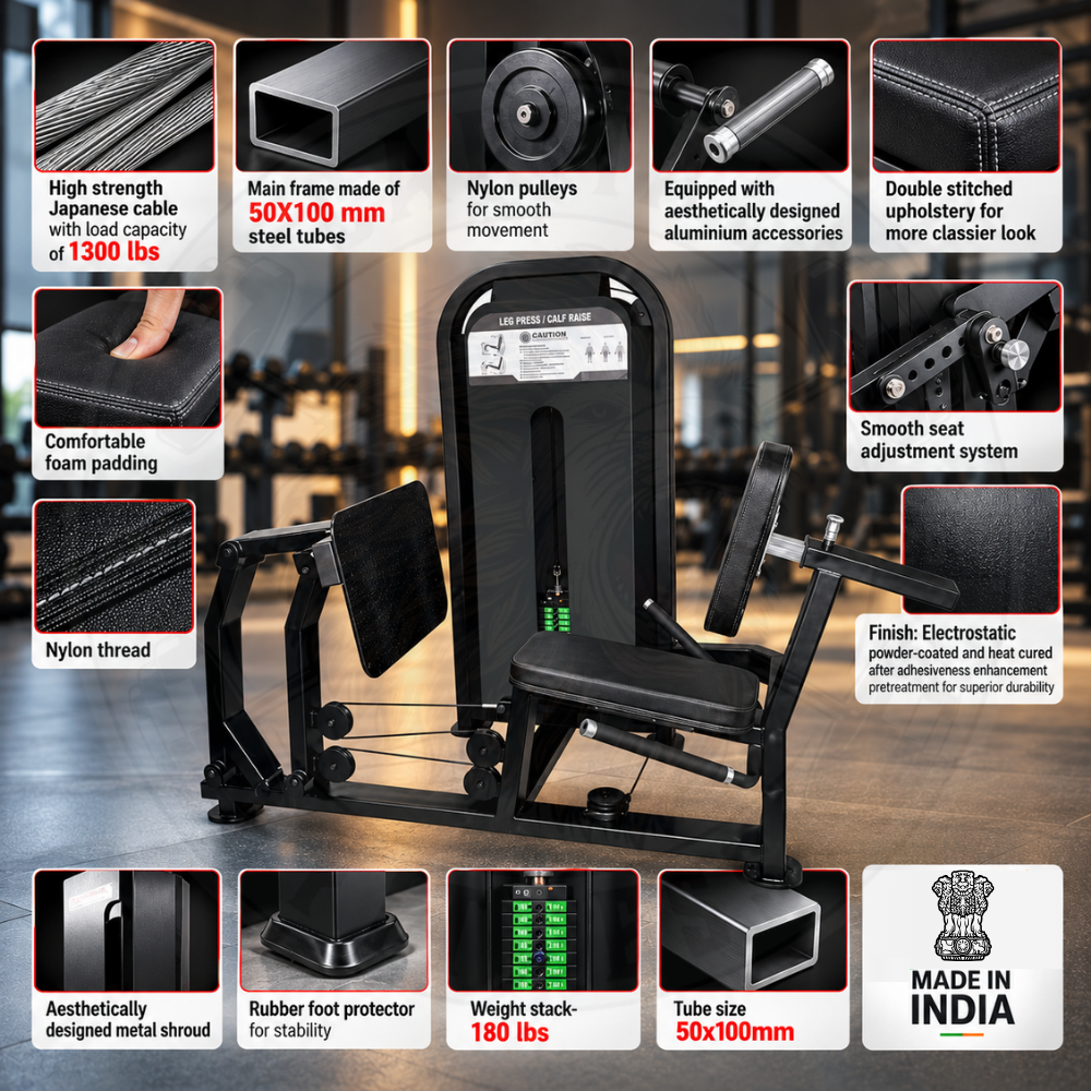 Leg Press With Calf Raise Dual Station Astra series