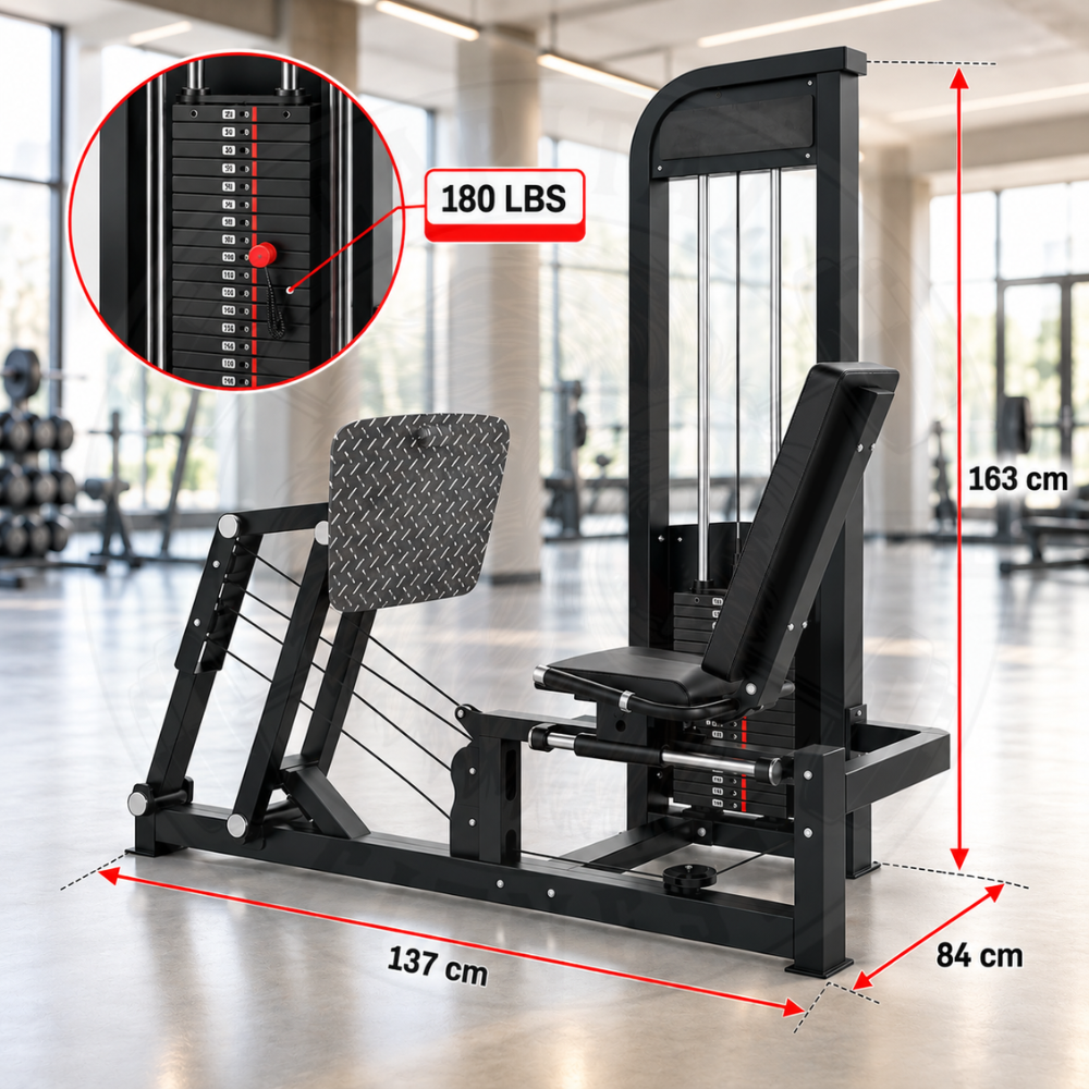 Leg Press with Seated Calf Machine