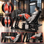Leg Press with Seated Calf Machine
