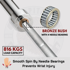 7.2 Feet Olympic Vulcan Powerlifting Flexible Barbell