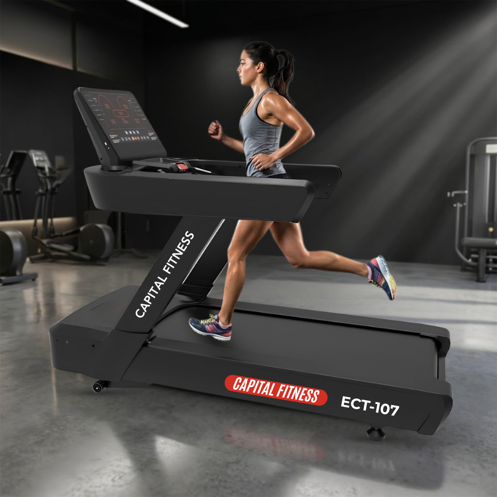 ECT 107 4HP 8HP Peak Commercial Treadmill