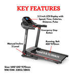 EHT 240 Semi Commercial DC Treadmill