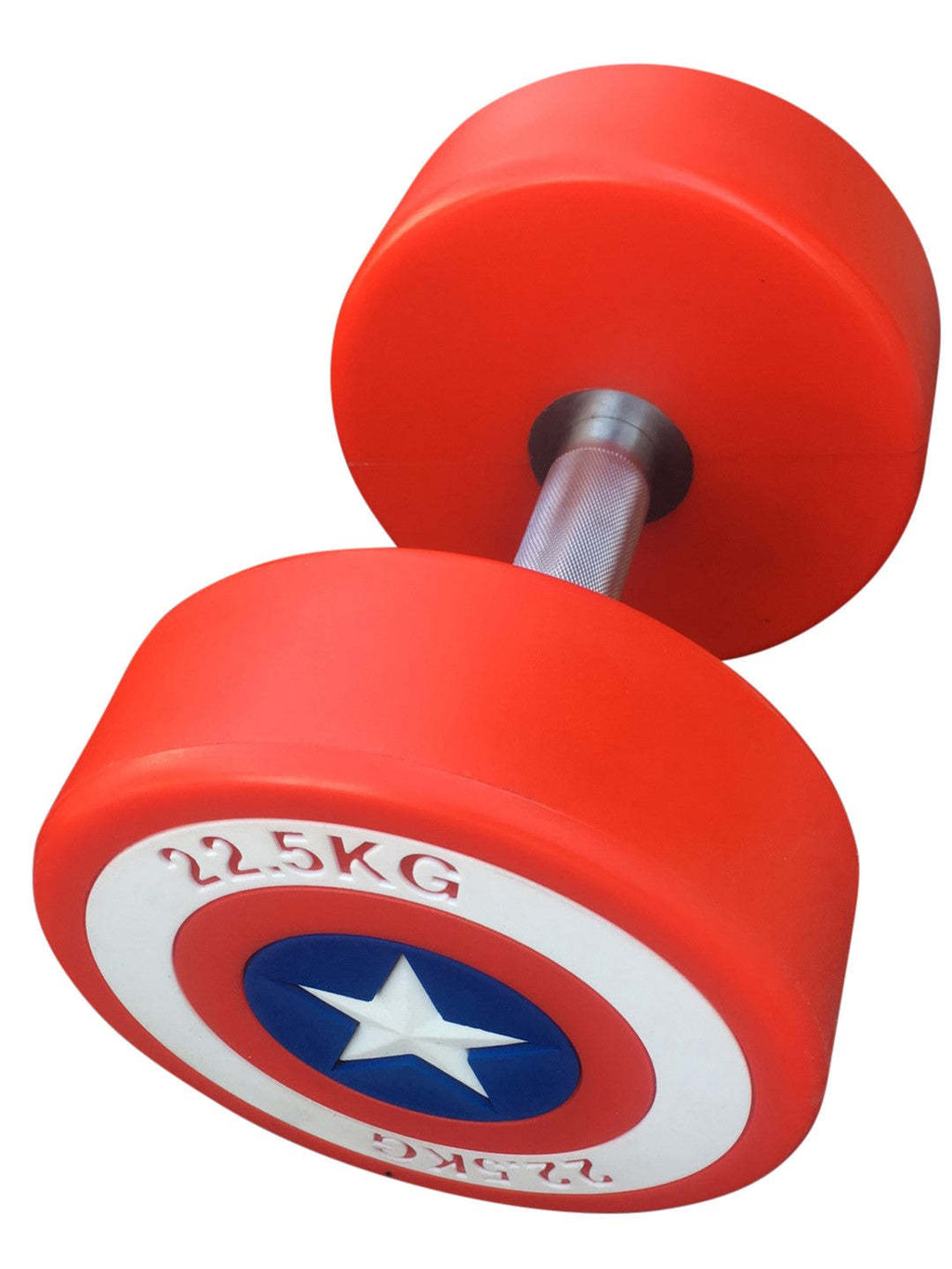 Captain America Rubber Dumbbells