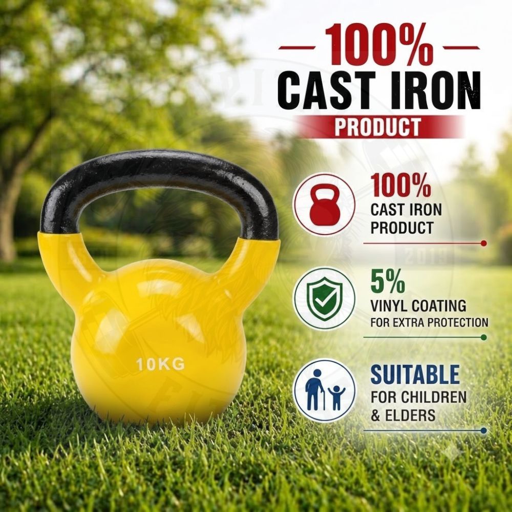 India's Best Vinyl Kettlebell