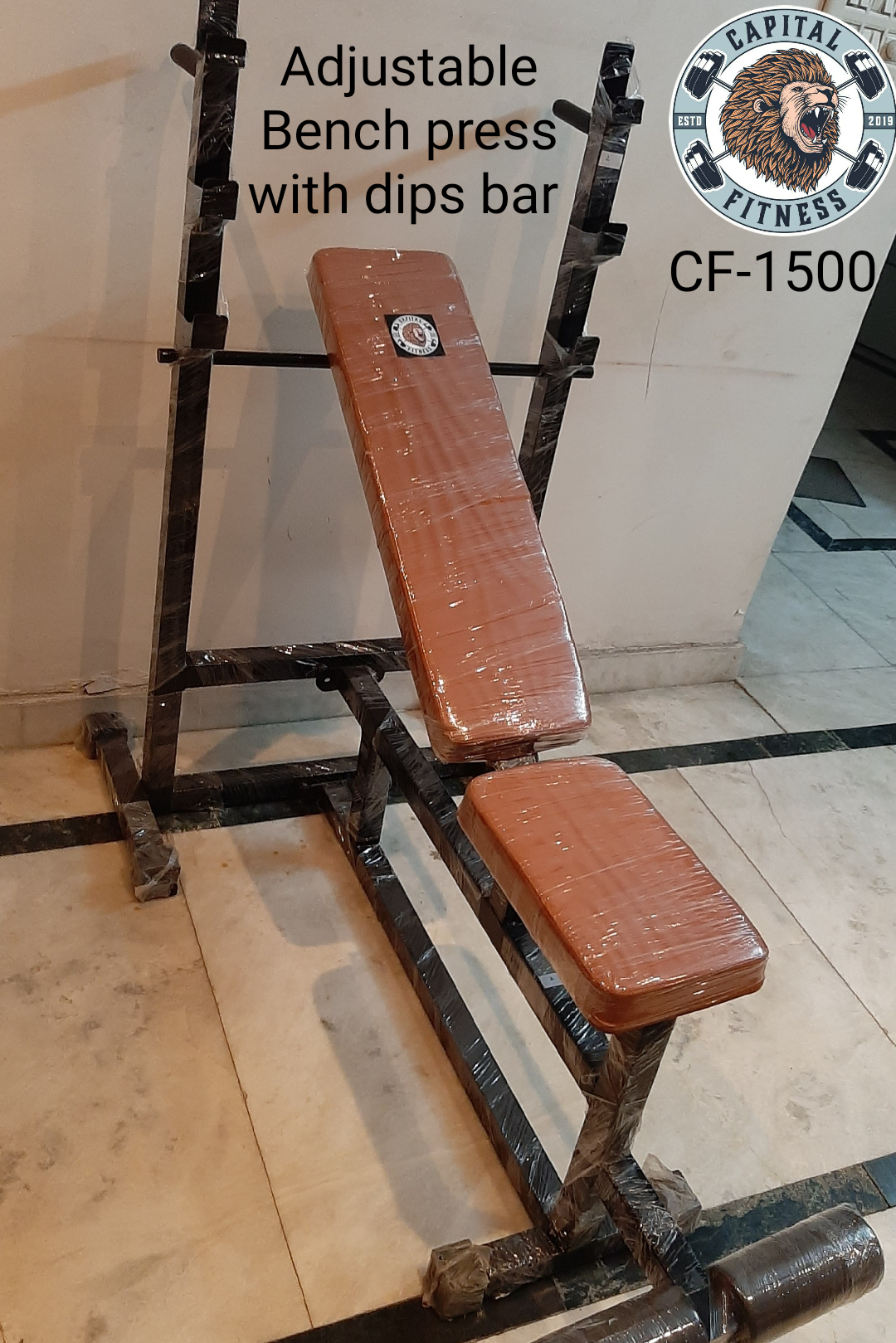 Bench press with Dip Stand