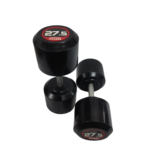 Round PU coated bouncer dumbbells 25kgx 2 Total 50kgs