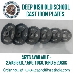 Cast Iron Plates 5Kgx 2 Total 10Kgs