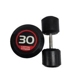 Round PU coated bouncer dumbbells 30kgx 2 Total 60kgs