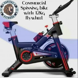 Semi commercial Spin bike with 12 kg Flywheel